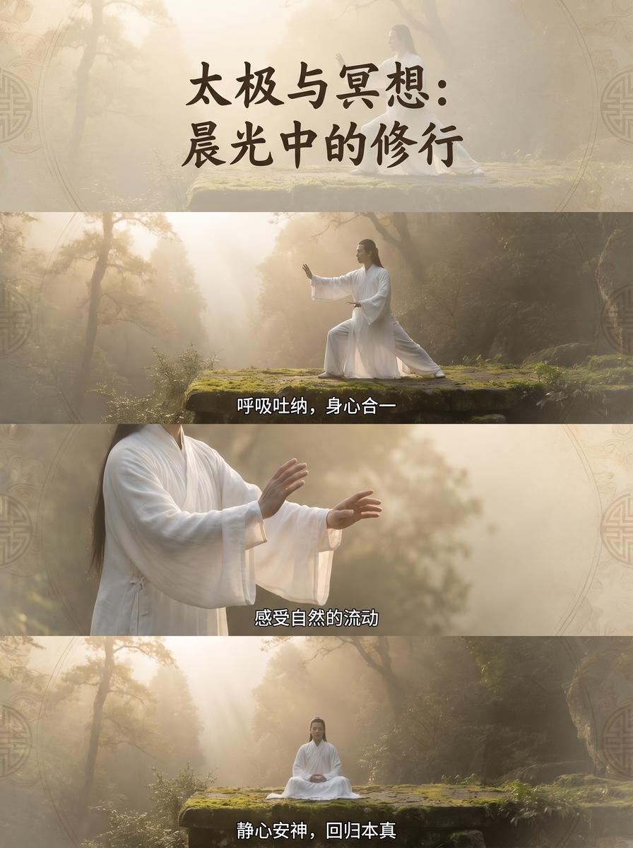 17C 太极晨练视频演示：晨光中的东方身心修行 - dszmzsm.cn