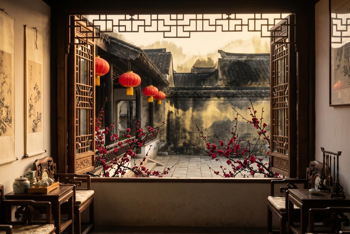 17C国风美学 - 古建庭院意境 - dszmzsm.cn